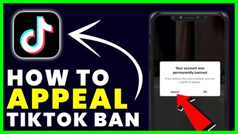 how to appeal tiktok ban.